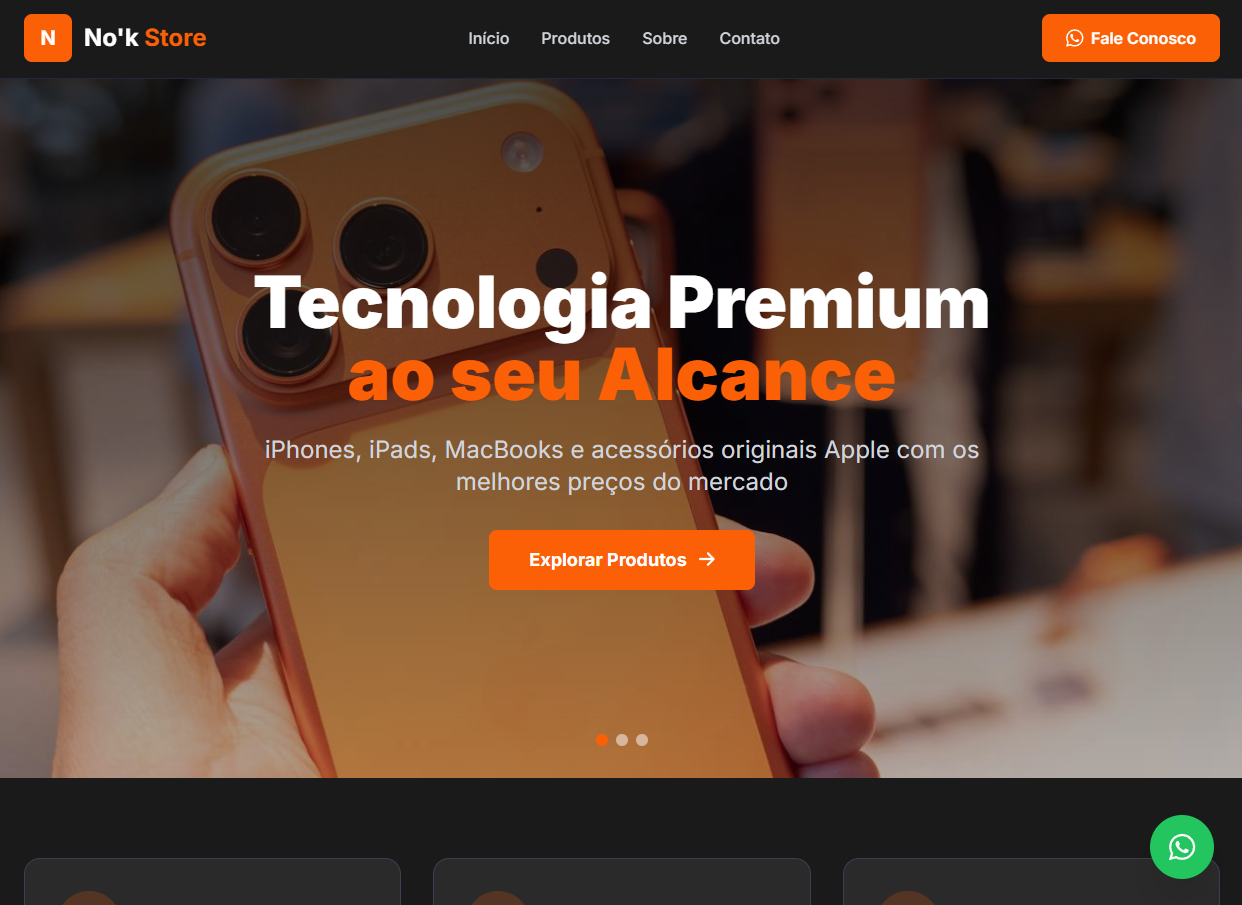 Screenshot do No'k Store